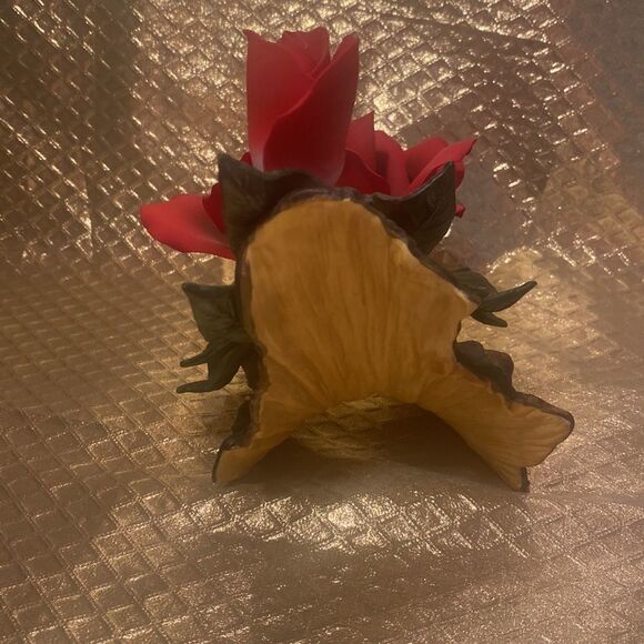 Paul Sebastian Porcelain Rose Sculpture - Picture 2 of 6